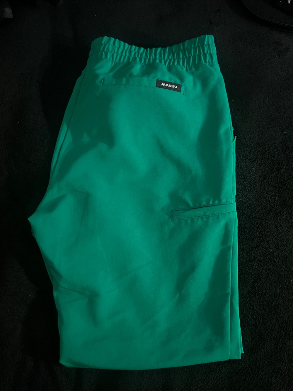 Jaanuu Emerald Green Scrub Pants